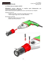 Preview for 8 page of Metabo AXXAIR DC25-M1 Operating Instructions Manual