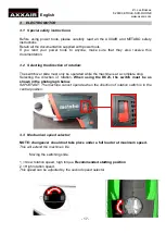 Preview for 17 page of Metabo AXXAIR DC25-M1 Operating Instructions Manual