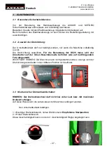 Preview for 27 page of Metabo AXXAIR DC25-M1 Operating Instructions Manual