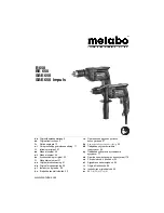 Preview for 1 page of Metabo B 650 Original Instructions Manual