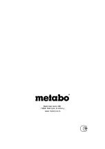 Preview for 14 page of Metabo BAS 505 Precision Original Operating Instructions