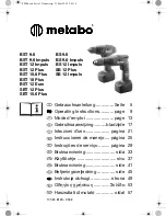 Metabo BS 12 Impuls Operating Instructions Manual preview