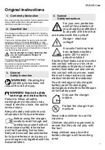 Preview for 7 page of Metabo C 60 Original Instructions Manual