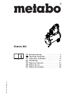 Metabo Classic 250 Operating Instructions Manual preview