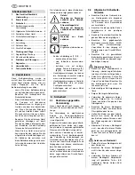 Preview for 4 page of Metabo Classic 350/8/50 Operating Instructions Manual