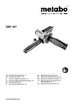 Metabo DBF 457 Original Instructions Manual preview