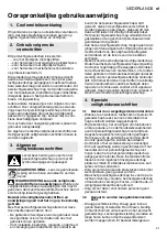 Preview for 21 page of Metabo DG 25 Set Instructions Manual