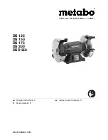 Metabo DS 125 Original Instructions Manual preview