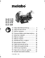 Preview for 1 page of Metabo Ds D 6175 Original Instructions Manual