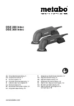 Preview for 1 page of Metabo DSE 280 Intec Original Instructions Manual