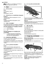 Preview for 42 page of Metabo DSE 280 Intec Original Instructions Manual