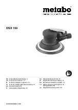 Preview for 1 page of Metabo DSX 150 Original Instructions Manual