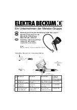 Preview for 1 page of Metabo Elektra Beckum RF 480 Operating Instructions