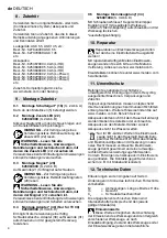 Preview for 8 page of Metabo FP 18 LTX Original Instructions Manual