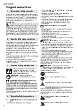 Preview for 10 page of Metabo FP 18 LTX Original Instructions Manual