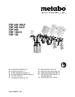 Preview for 1 page of Metabo FSP 100 Original Instructions Manual