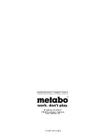 Предварительный просмотр 30 страницы Metabo GA 18 LTX Operating Instructions Manual