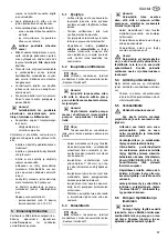 Предварительный просмотр 57 страницы Metabo HWW 3000/20 G Operating Instructions Manual