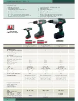 Preview for 5 page of Metabo Impact Drill Catalog