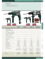 Preview for 6 page of Metabo Impact Drill Catalog