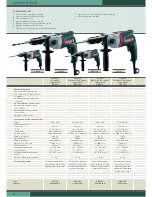 Preview for 7 page of Metabo Impact Drill Catalog