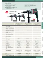 Предварительный просмотр 8 страницы Metabo Impact Drill Catalog