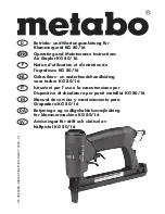 Metabo KG 16 Operating And Maintenance Instructions Manual preview