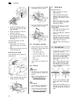 Preview for 36 page of Metabo KGS 216 Plus Original Operating Instructions