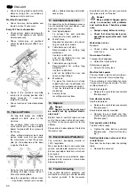 Предварительный просмотр 30 страницы Metabo KGT 300 Original Operating Instructions