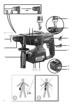 Preview for 2 page of Metabo KHA 18 LTX Operating Instructions Manual