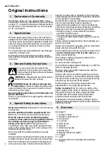 Preview for 8 page of Metabo KHE 3250 Original Instructions Manual