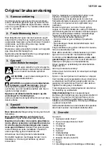 Preview for 37 page of Metabo KHE 3250 Original Instructions Manual