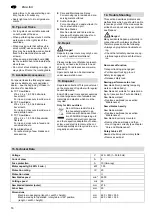 Preview for 16 page of Metabo KS 216 M Lasercut Original Operation Instructions