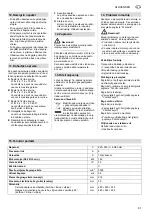 Preview for 61 page of Metabo KS 216 M Lasercut Original Operation Instructions