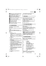 Preview for 67 page of Metabo KS 66 - Operating Instructions Manual