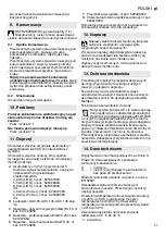 Preview for 57 page of Metabo MA 36-18 LTX BL Q Original Instructions Manual