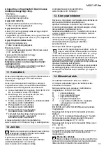 Предварительный просмотр 111 страницы Metabo MA-FS 40 Original Instructions Manual