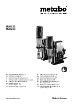 Предварительный просмотр 1 страницы Metabo MAG 32 Original Instruction