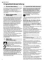 Preview for 6 page of Metabo MBS 18 LTX 2.5 Original Instructions Manual