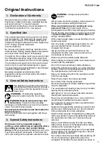 Preview for 11 page of Metabo MBS 18 LTX 2.5 Original Instructions Manual