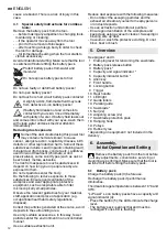 Preview for 12 page of Metabo MBS 18 LTX 2.5 Original Instructions Manual