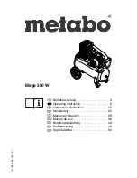 Preview for 1 page of Metabo Mega 350 W + D Operating Instructions Manual