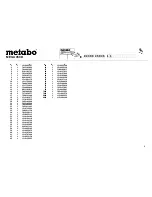 Preview for 3 page of Metabo MEGA 450D Spare Parts