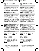 Preview for 3 page of Metabo MLA 12 Operating Instructions Manual