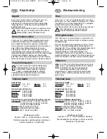 Preview for 6 page of Metabo MLA 12 Operating Instructions Manual