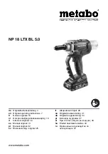 Metabo NP 18 LTX BL 5.0 Original Operating Instructions preview