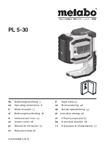 Preview for 1 page of Metabo PL 5-30 Operating Instructions Manual