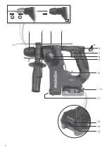 Предварительный просмотр 2 страницы Metabo PowerMaxx BH 12 BL 16 Original Instruction