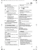 Preview for 49 page of Metabo PowerMaxx Li LC 60 Operating Instructions Manual