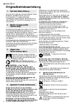 Preview for 4 page of Metabo PowerMaxx MT 12 Original Instructions Manual